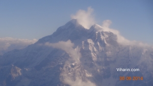 Viharin.com- Clouds coming from Gauri Shanker Peak