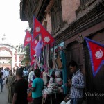 Viharin.com- Shopping area at the entrance of Bhaktapur