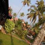 Garden at Cocobay resort, Kumarakom, Kerala- India