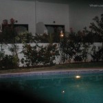 Viharin.com- Swimming pool and ambiance at night
