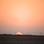 Viharin.com- Divine Sunset at White Rann leaving orange hues behind