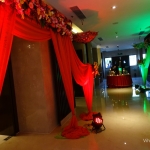 Viharin.com- Showcase of wedding decoration with coloured lights