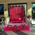 Viharin.com- Stage set up for Bride and groom