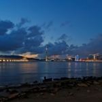 View of AJ Hackett Macau Tower from far