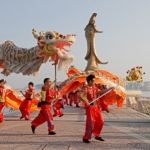 Performance in front of Khan Yin, Macau