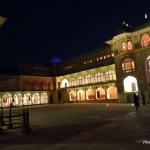 Viharin.com- Chambers colourfully lit at Amer Fort