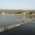 Viharin.com- People taking holy dip in Pushkar Lake