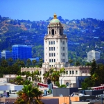 Beverly Hills City Hall skyline