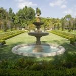 Greystone Mansion and Park fountain