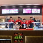 Order and food counter