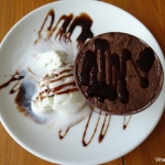 Viharin.com- Chocolate Mousse with Vanilla ice cream