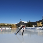 Eisschnelllauf auf Natureisbahn in Davos