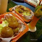 Viharin.com- Achari cutlet slider and cycle chaap Bambaiya Sandwich