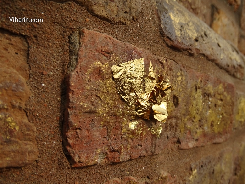Viharin.com- Golden foil on walls