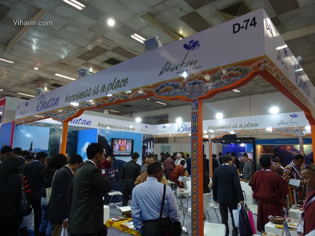 Viharin.com- Bhutan section at SATTE 2016