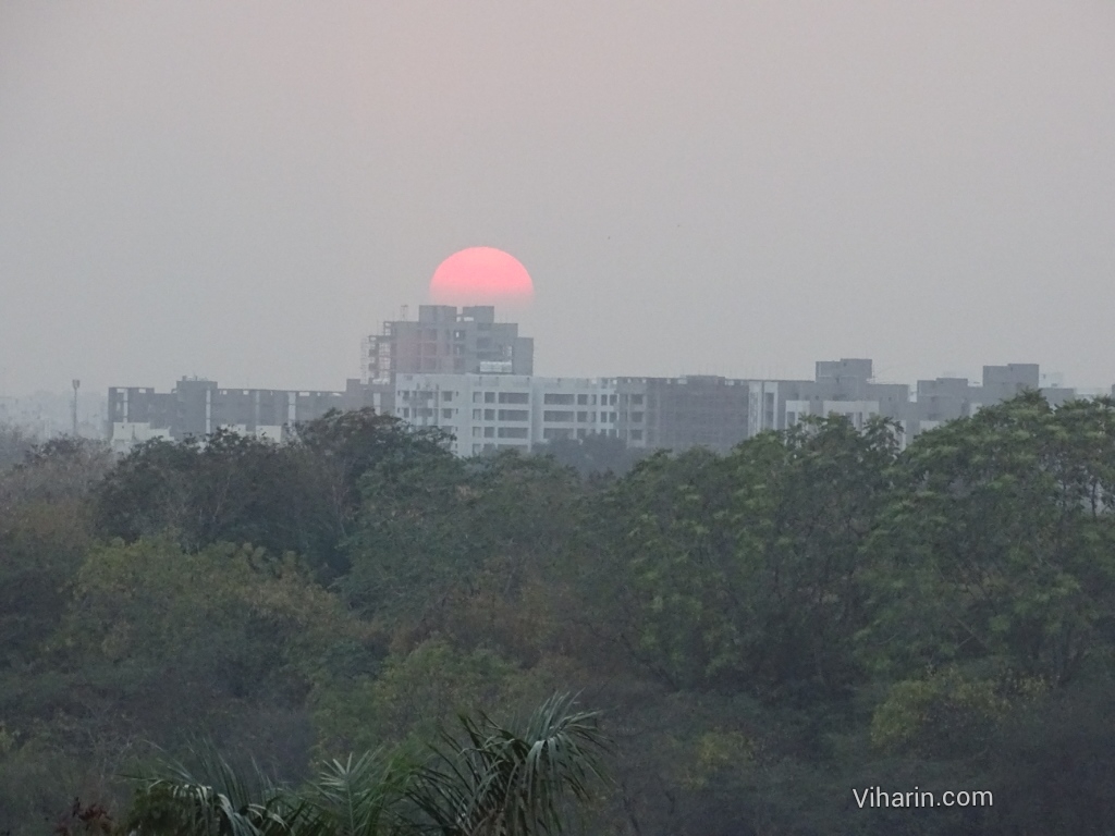 Viharin.com- Sunset view from the room