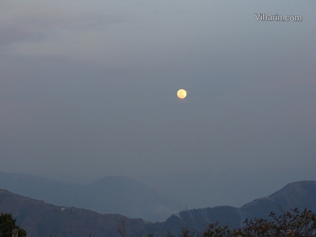 Viharin.com- Moon gaining its brightness