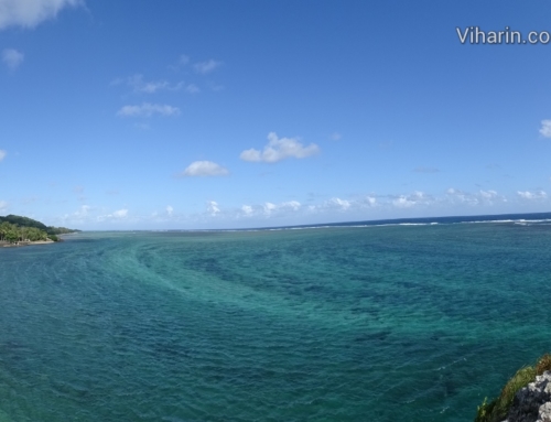 Breathtaking views of Indian Ocean from Mauritius