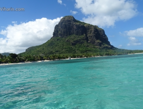 My speed boat to Le Morne Rock, Mauritius