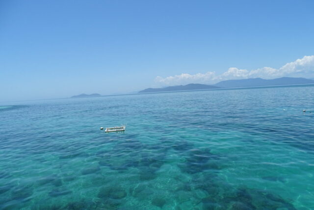 View of the reef as seen from submarine boarding area