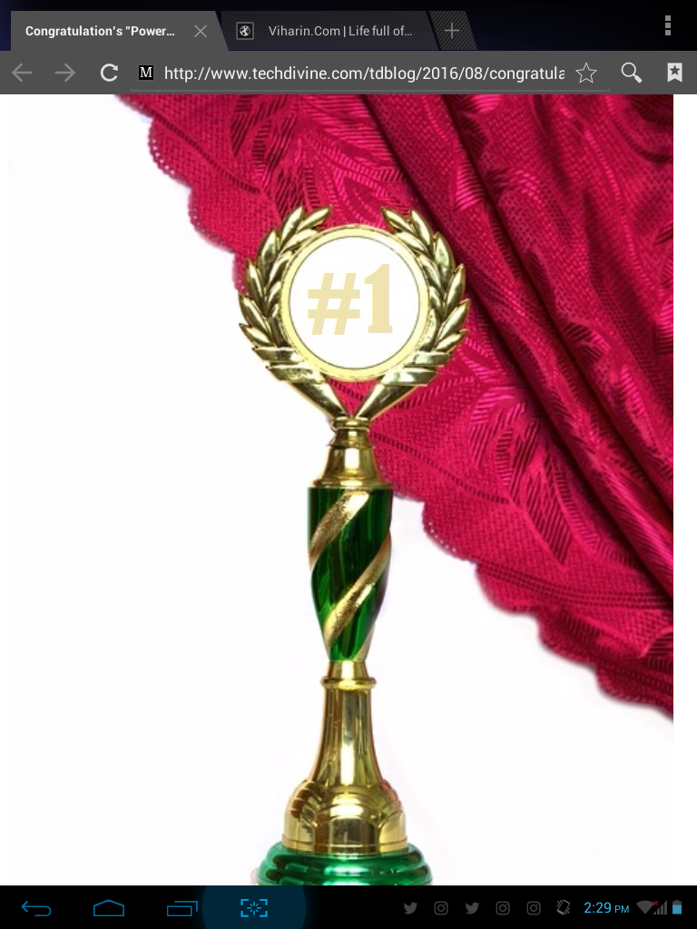 Award of Power Digital Users