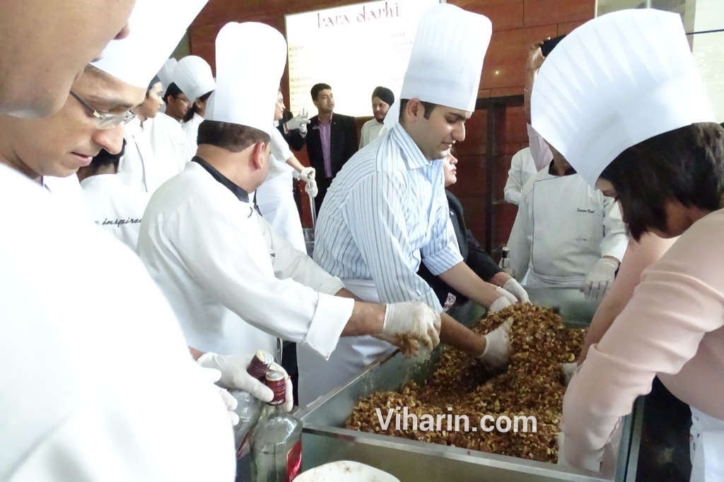 viharin-com-cake-mixing-ceremony-at-westin-gurgaon