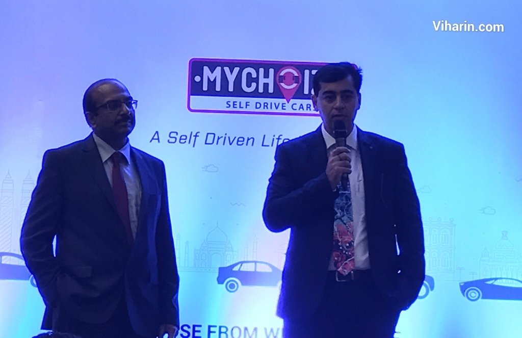 Mr. Sandeep Gambhir and Mr. Pankaj Jain (Right to Left) speaking on MyChoize