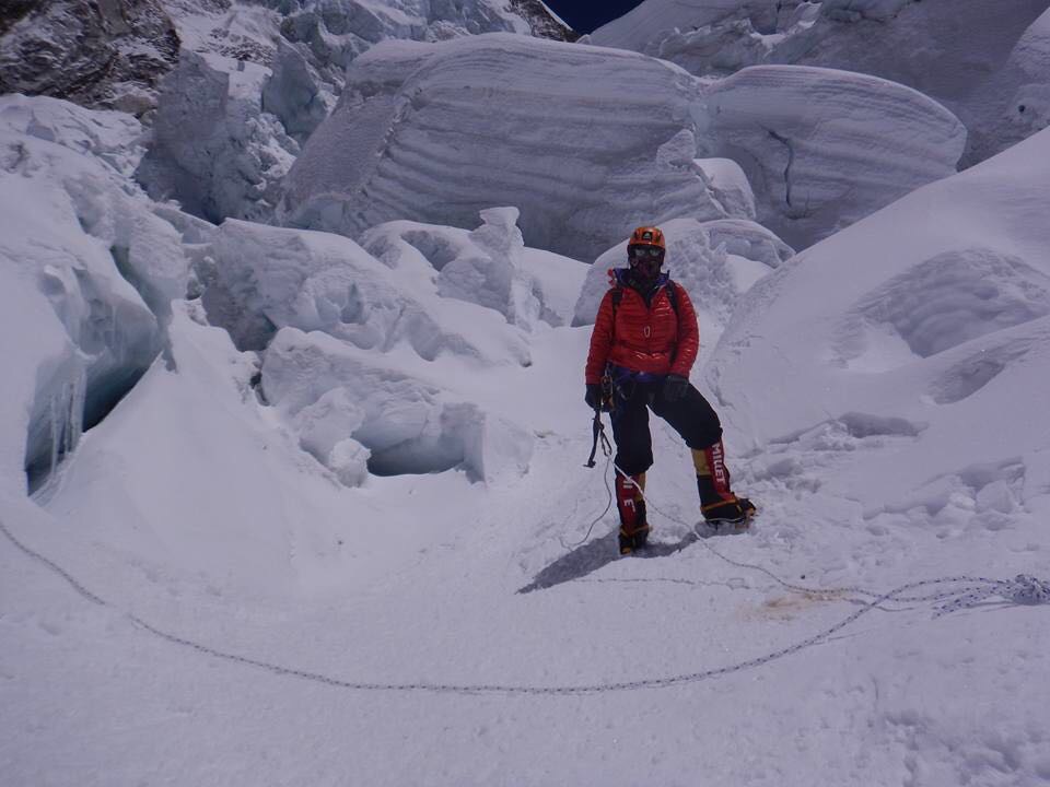 1st Khumbu Icefall near football field