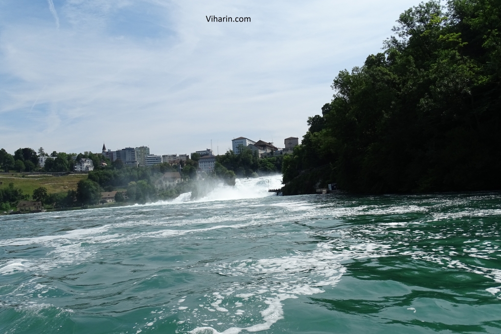 Beautiful waters of Rhine Falls