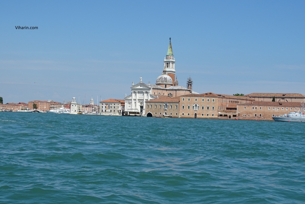 View of Venice from the boat