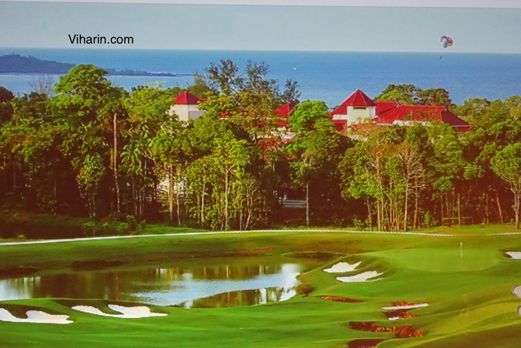 Golf course at Desaru Coast as taken from the presentation at the event