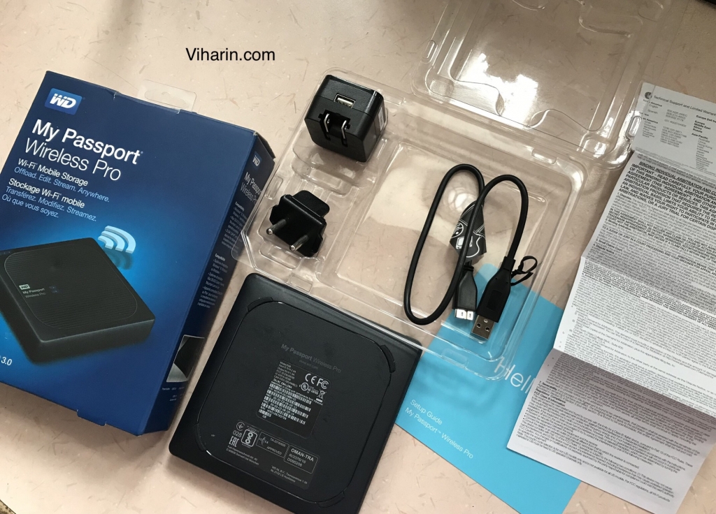 Package of My Passport Wireless Pro