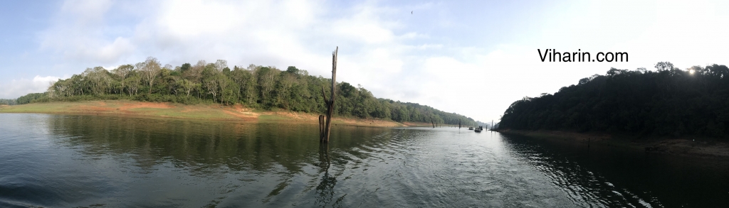 Panoramic view Photo credits Periyar Tiger Reserve Boat Safari guide