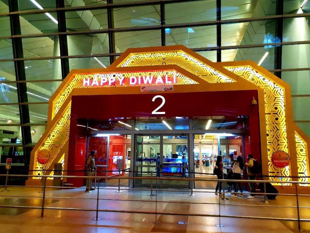 Entrance to Indira Gandhi International Airport