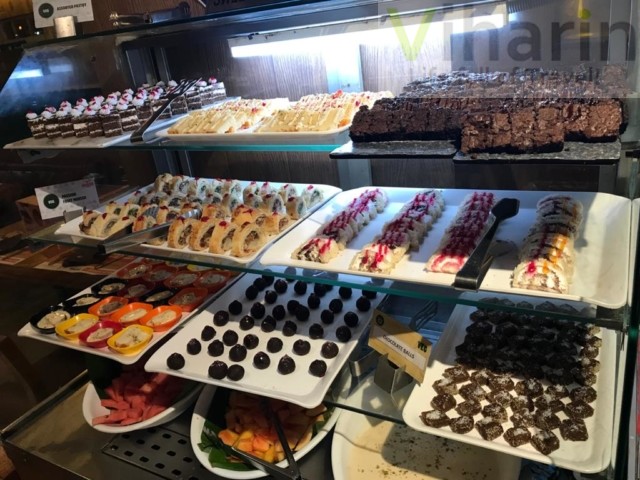 Desserts section